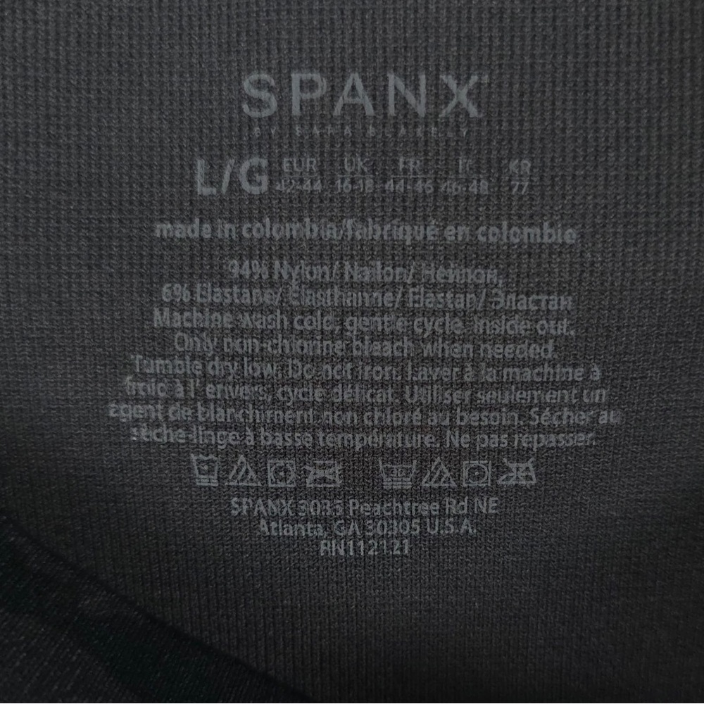 NWT SPANX BLACK CAMO Look At Me Now Seamless Leggings FL3515 Size S/P, M,L - Picture 9 of 12